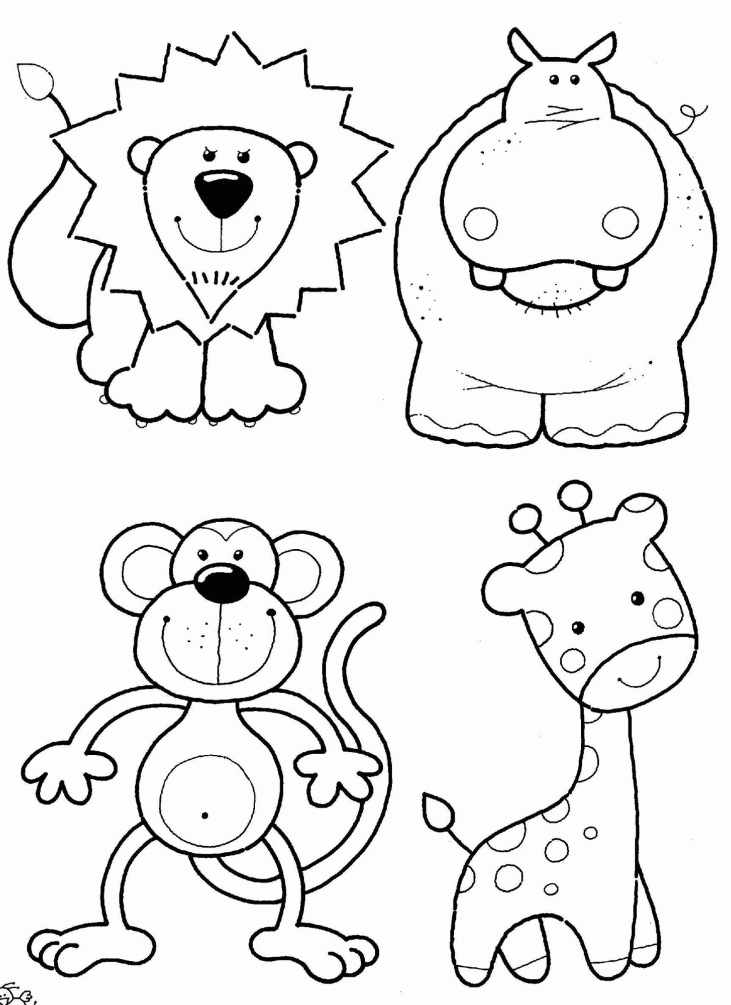 coloring pages animals. free animal coloring pages. freeart39s ...