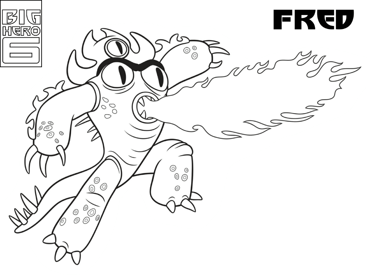 Big Hero 6 coloring pages | Print and Color.com