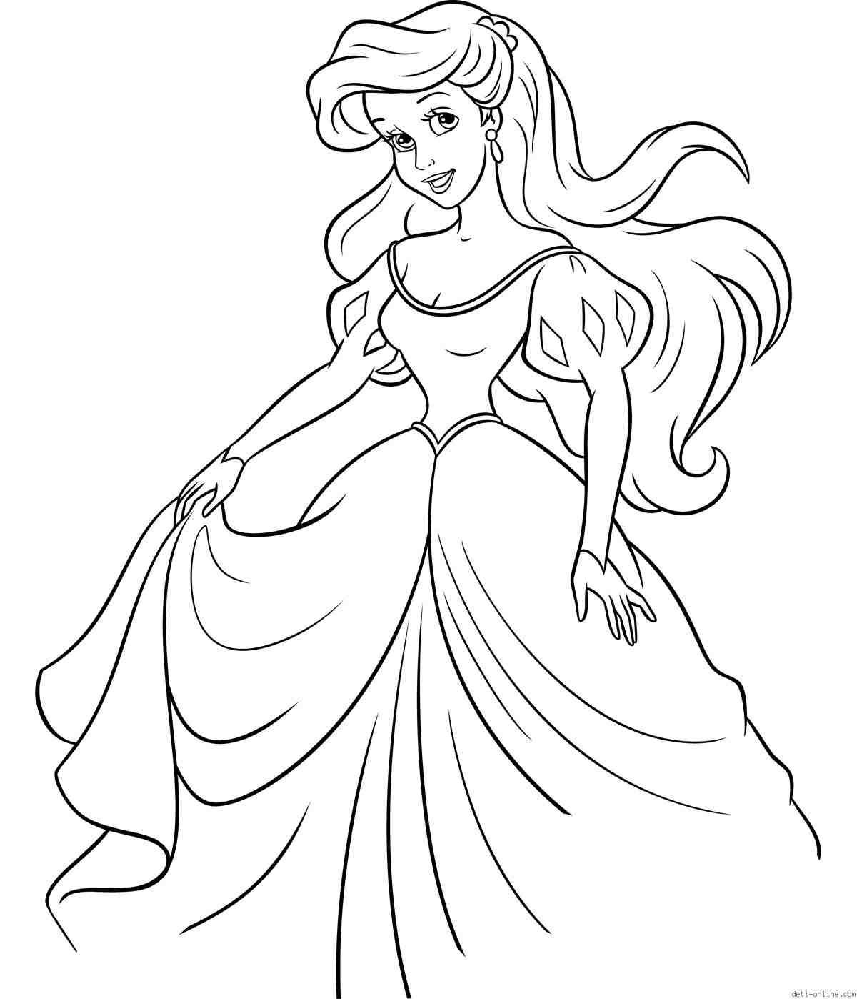 coloring pages : Mermaid Colorings Littel Pages Ariel From The Little Page  Free Staggering Coloring Printable Mermaid Coloring Page Free ~  mommaonamissioninc