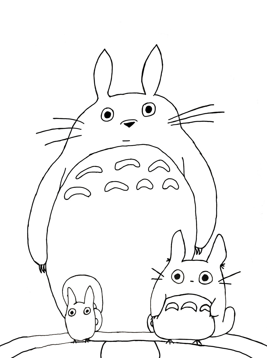 My Neighbor Totoro Coloring Page - Get Coloring Pages