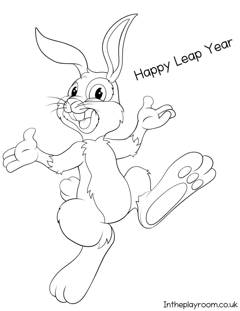 Leap Year Coloring Pages Printable - In ...