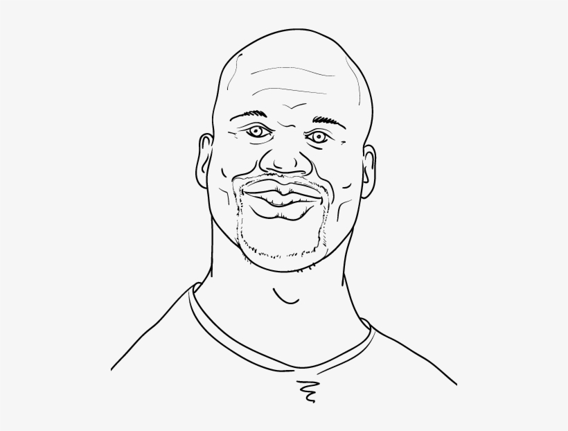 Shaquille O'Neal Coloring Pages - Coloring Nation