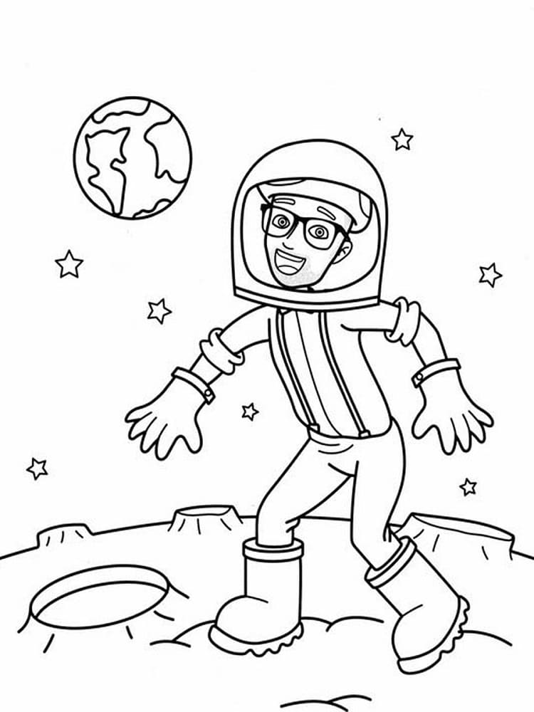 Blippi coloring pages - ColoringLib