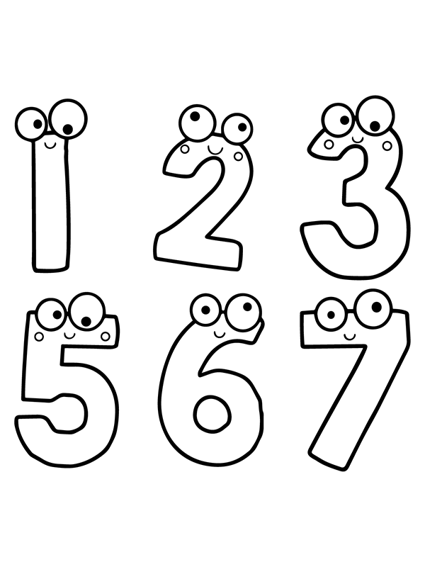 Number Lore Coloring Pages Printable ...
