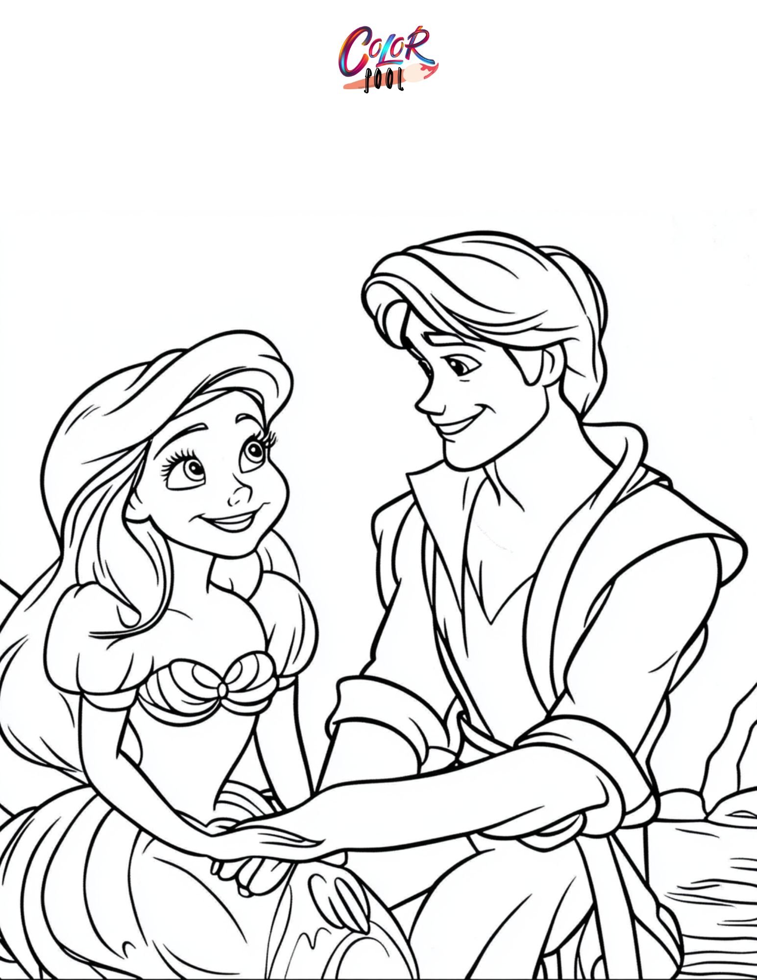 Ariel Coloring Pages — 30+ Free Fun ...