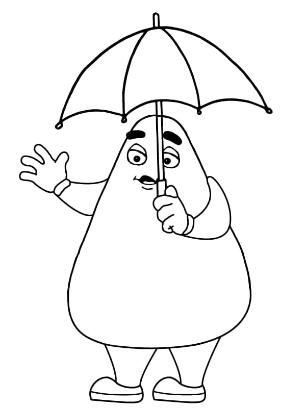 Grimace For Free coloring page - Download, Print or Color Online for Free