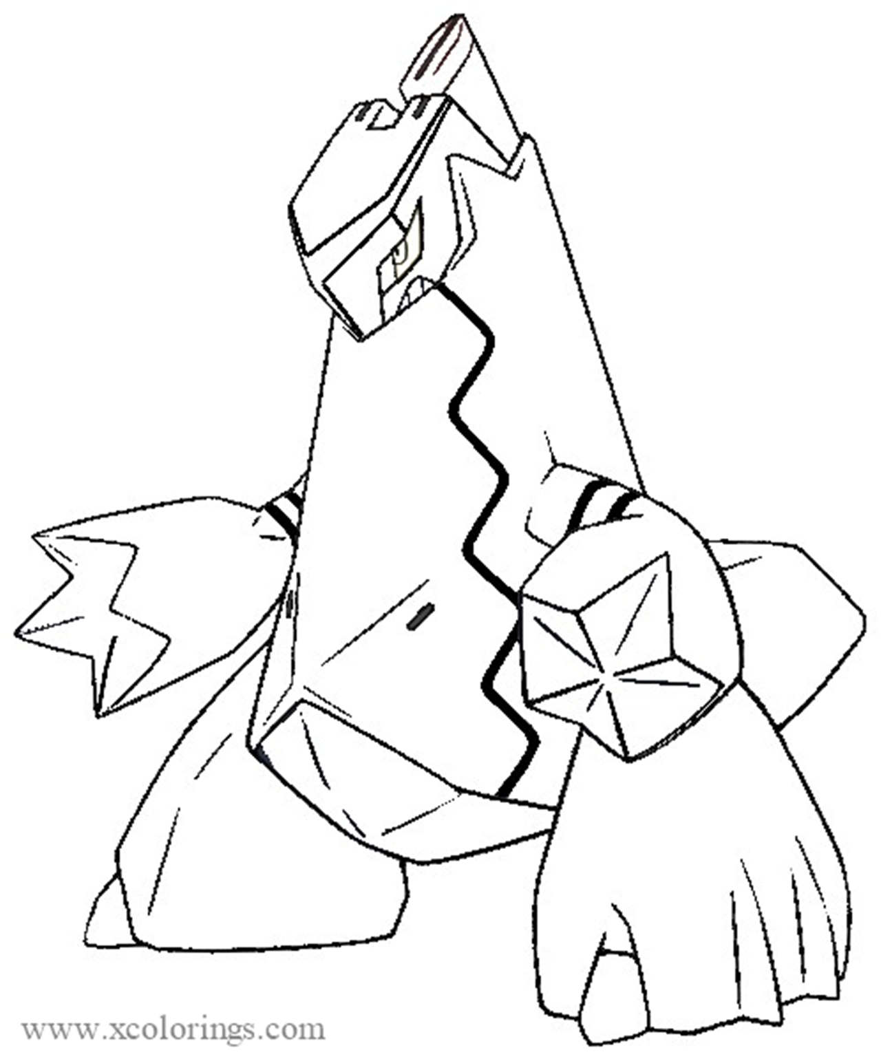 Duraludon from Pokemon Sword and Shield Coloring Pages - XColorings