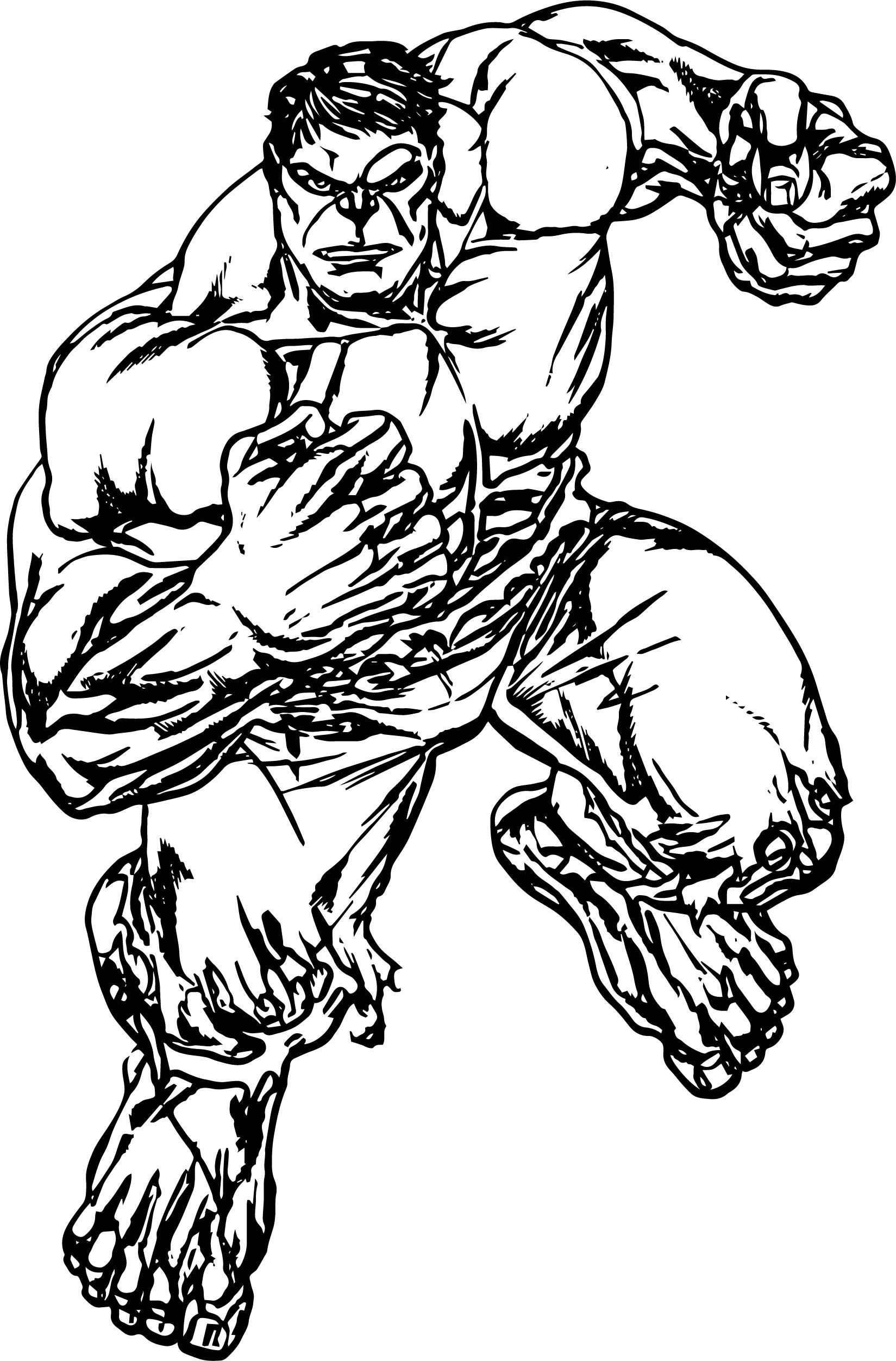 20 Hulk Coloring Pages for Kids | Florence Ambrose