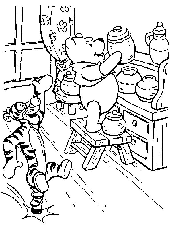 Coloring Page Winnie the Pooh