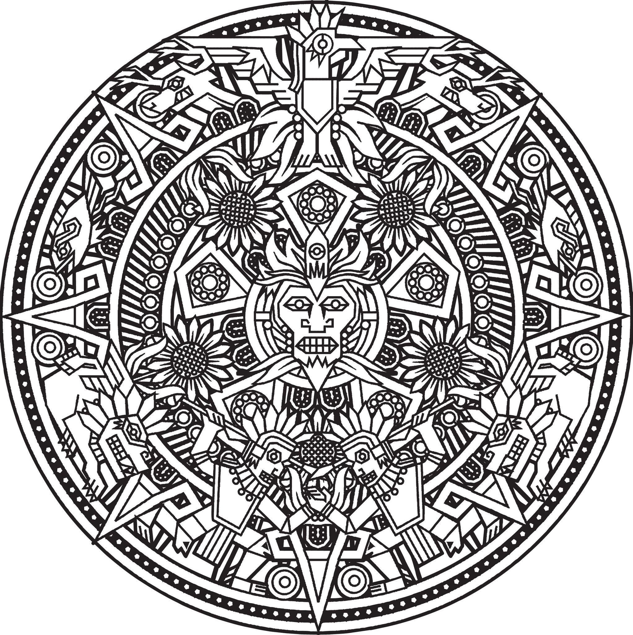 Mandalas - Coloring Pages for adults
