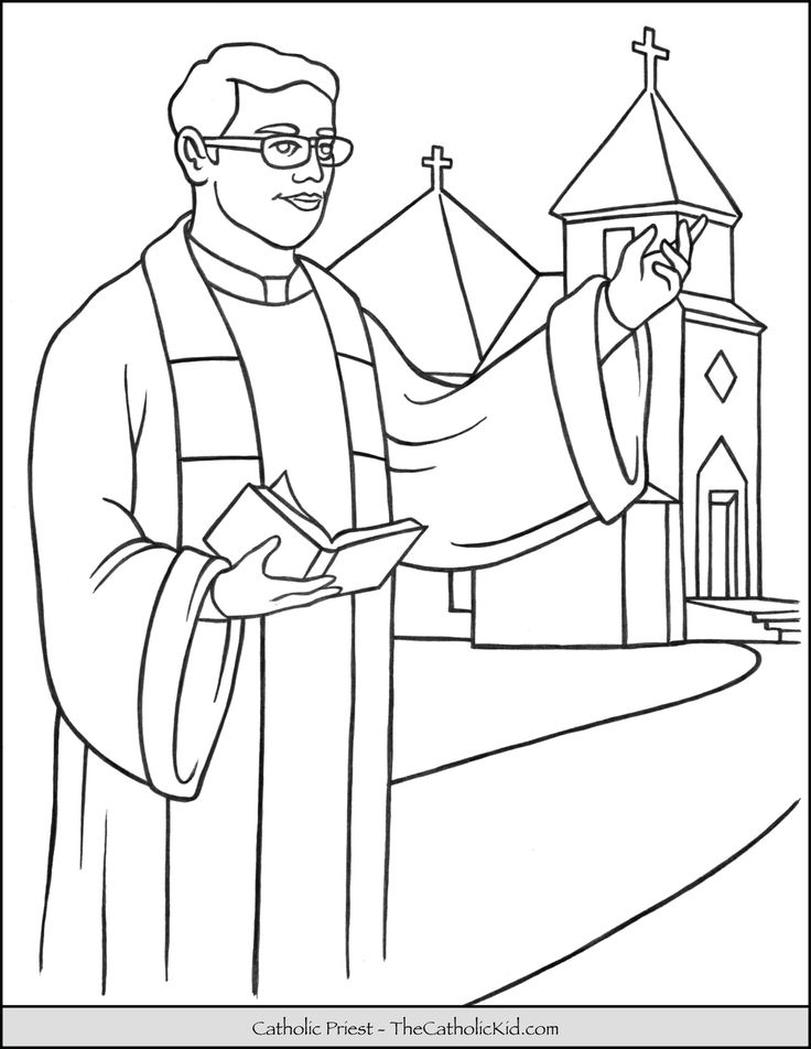 Pin on Catholic Church Coloring Pages