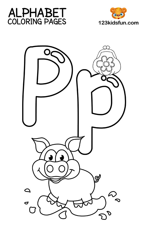 Free Printable Alphabet Coloring Pages for Kids | 123 Kids Fun Apps