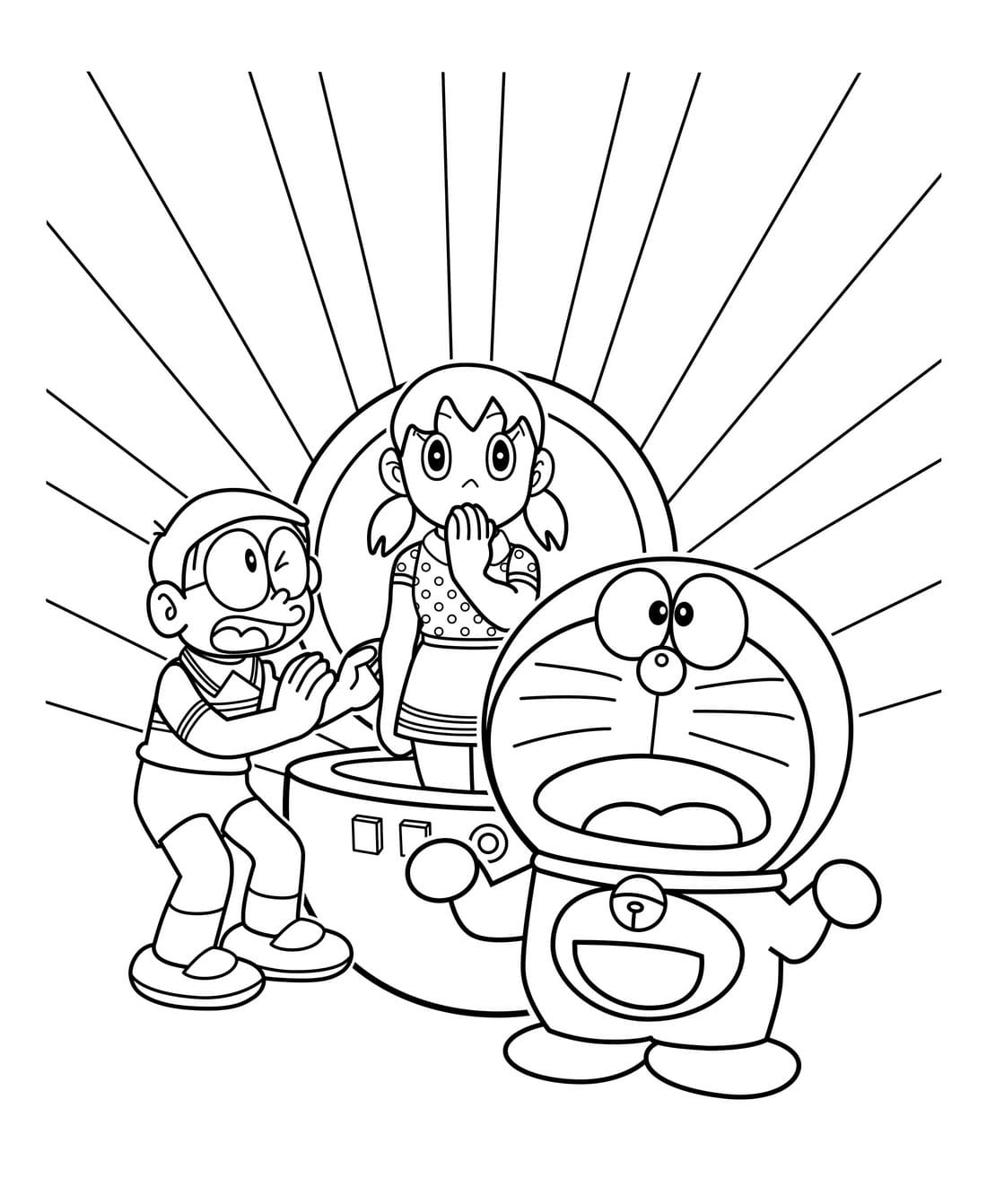 Doraemon Coloring Pages - 100 Best Coloring Pages