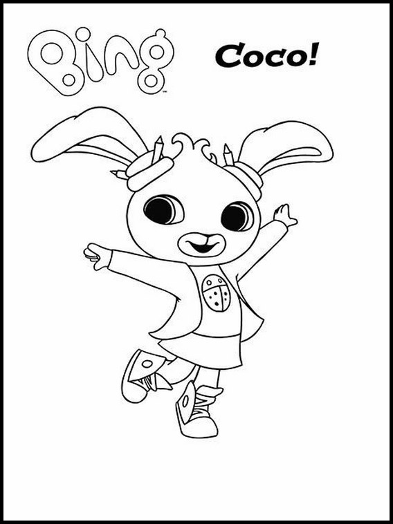 Printable Coloring Book Bing Bunny 7