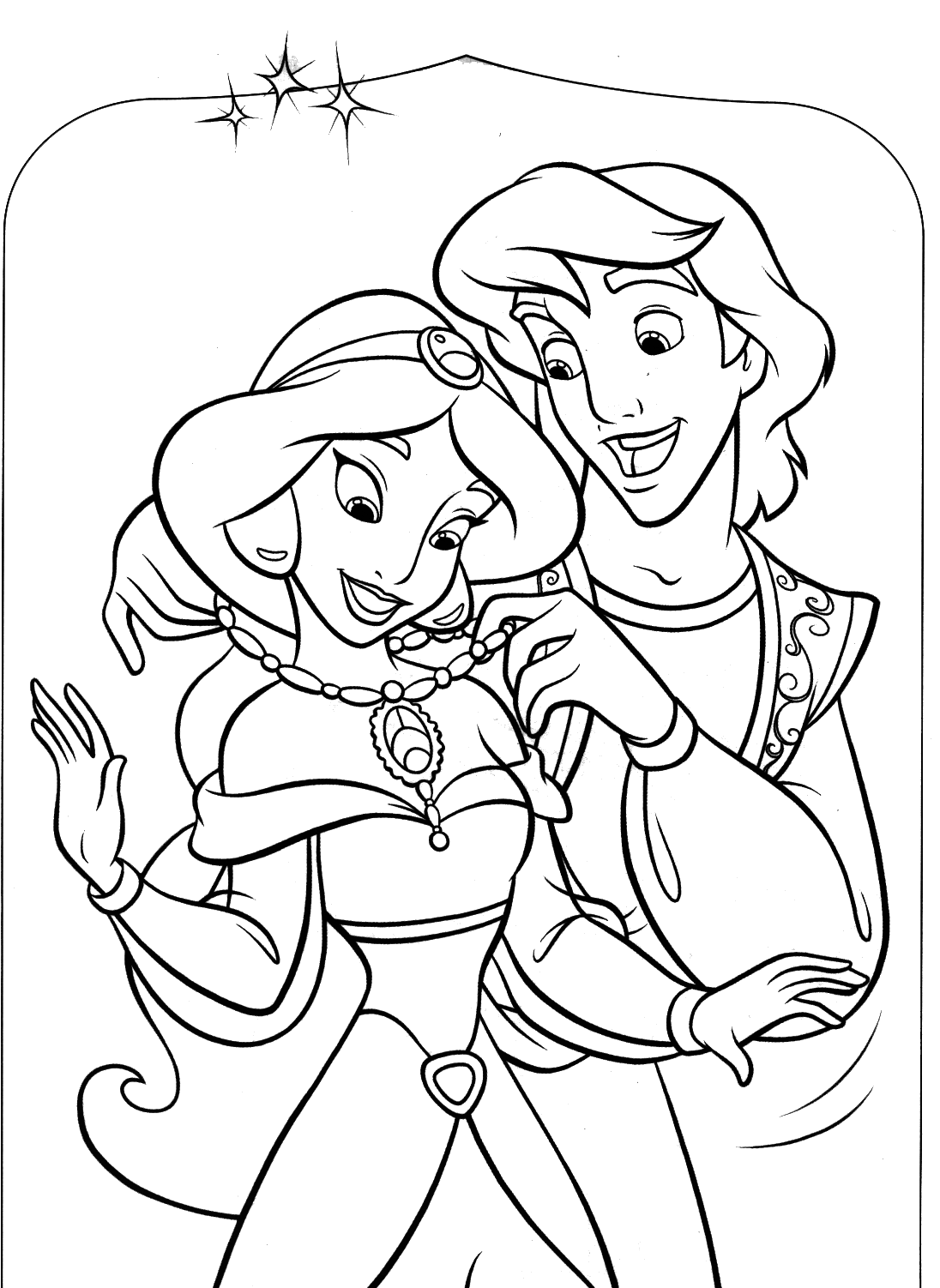 jasmine coloring pages | Only Coloring Pages