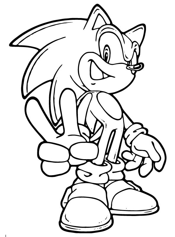 Kids-n-fun.com | Coloring page Sonic sonic hedgehog 3