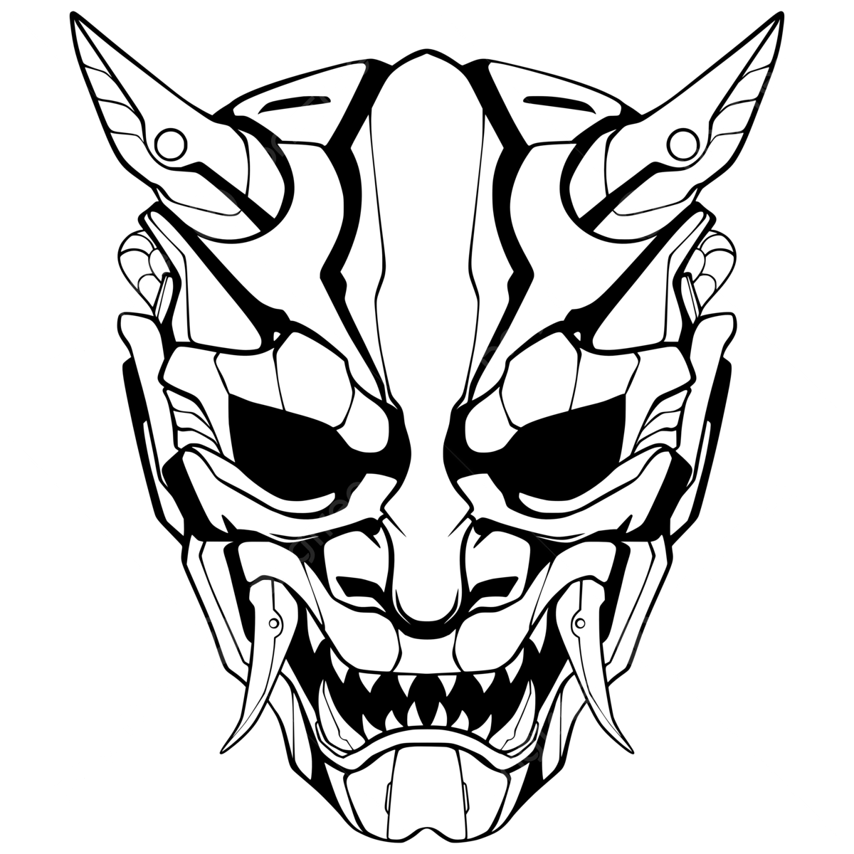 Oni Mask PNG, Vector, PSD, and Clipart With Transparent Background for Free  Download | Pngtree