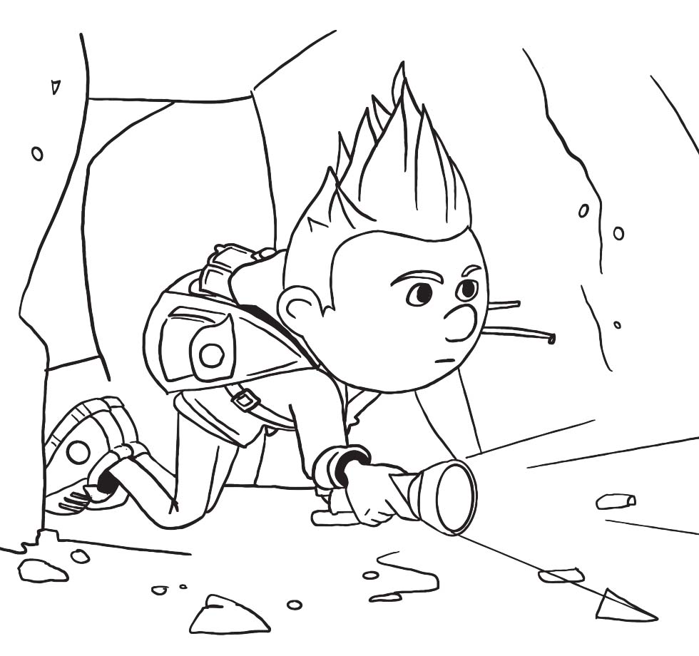 Felix And The Hidden Treasure Coloring Pages - Coloring Nation