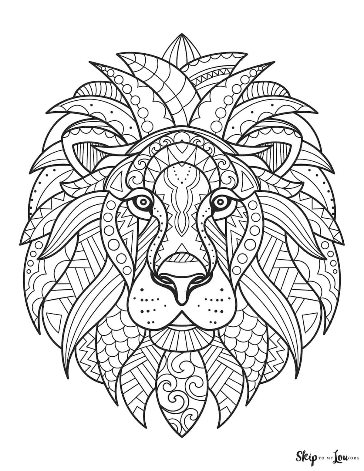 Lion Coloring Pages | Skip To My Lou