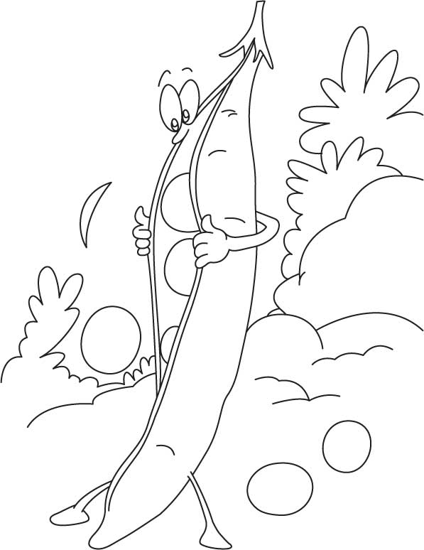 Field peas coloring page | Download Free Field peas coloring page for kids  | Best Coloring Pages