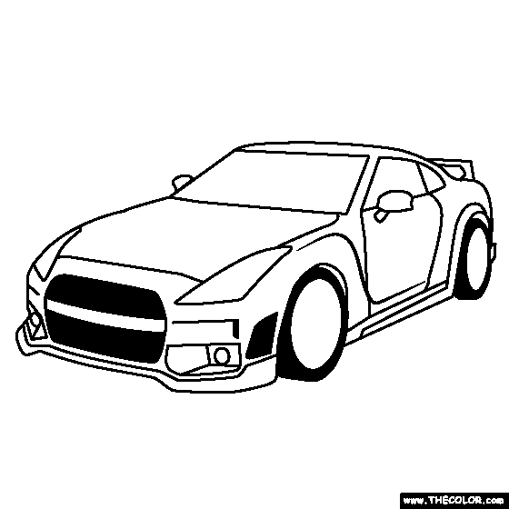 Cars Online Coloring Pages