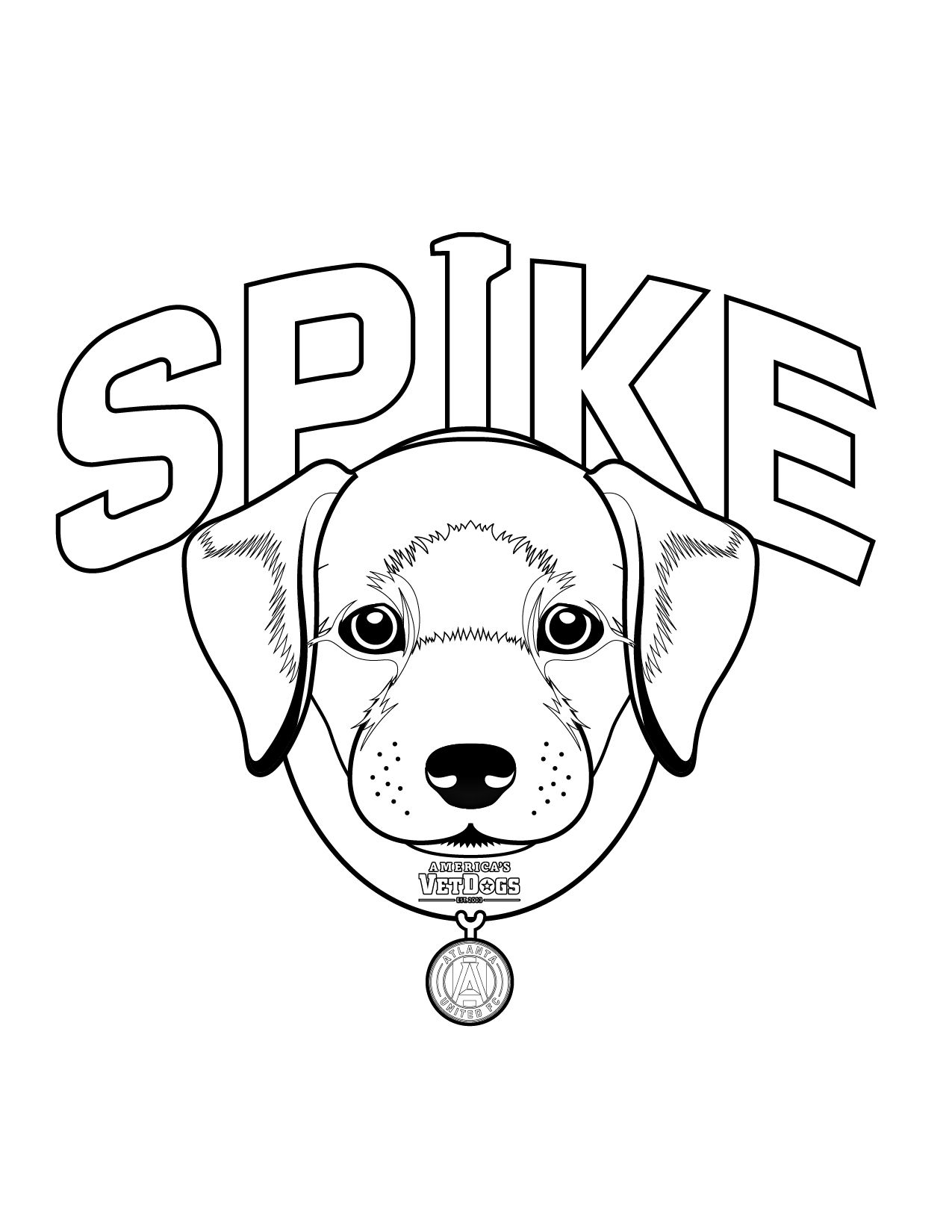 Spike Coloring Page | Sports coloring pages, Football coloring pages, Coloring  pages