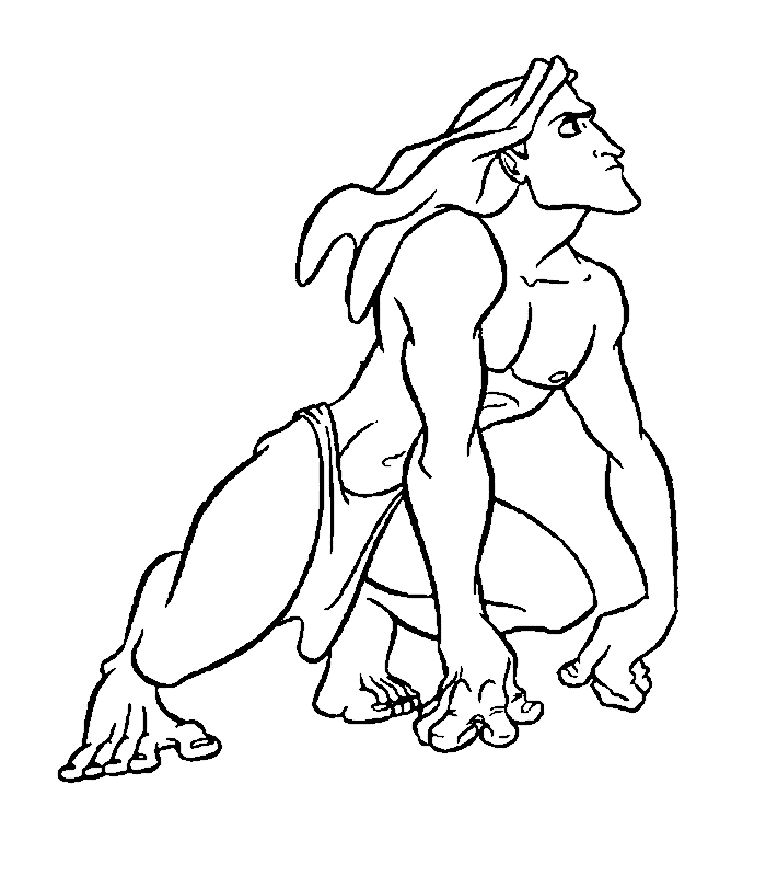 tarzan coloring pages | Only Coloring Pages