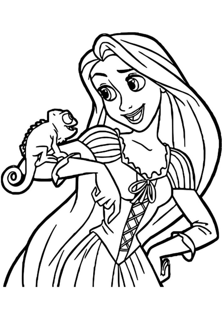 Beautiful Rapunzel Coloring Pages For ...oguchionyewu.com