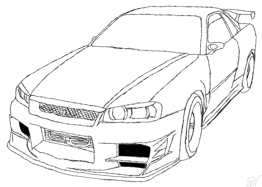 Nissan gtr coloring pagesglobalperspectives.info