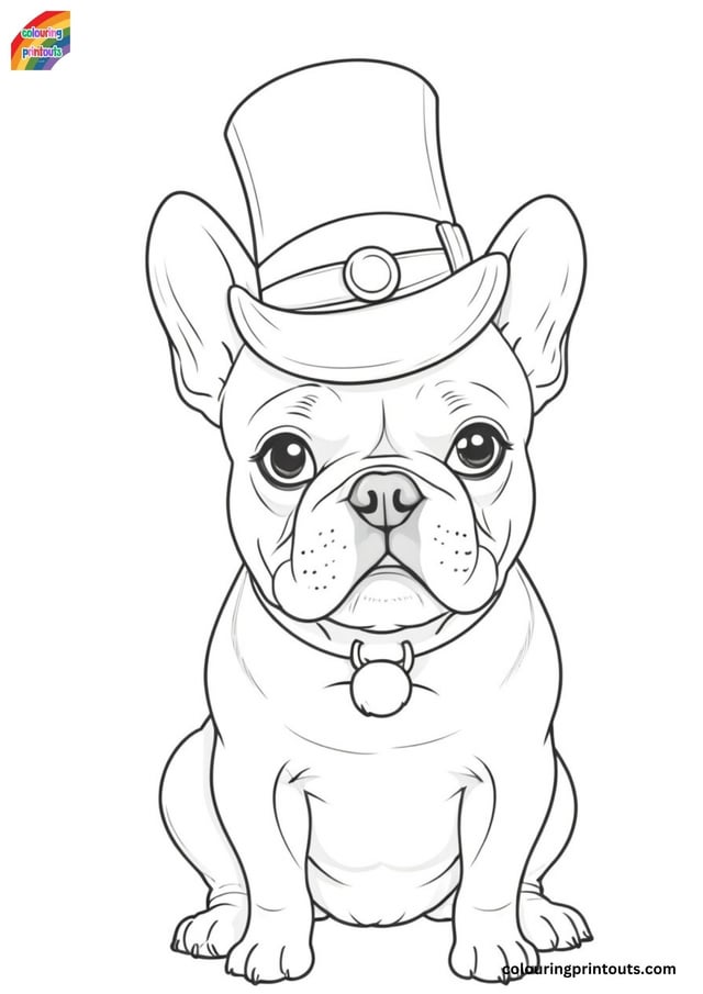 French Bulldog Coloring Sheets (Free ...