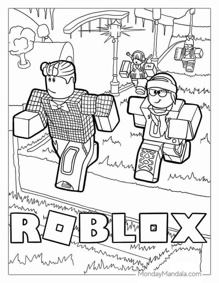 40 Roblox Coloring Pages (Free PDF ...