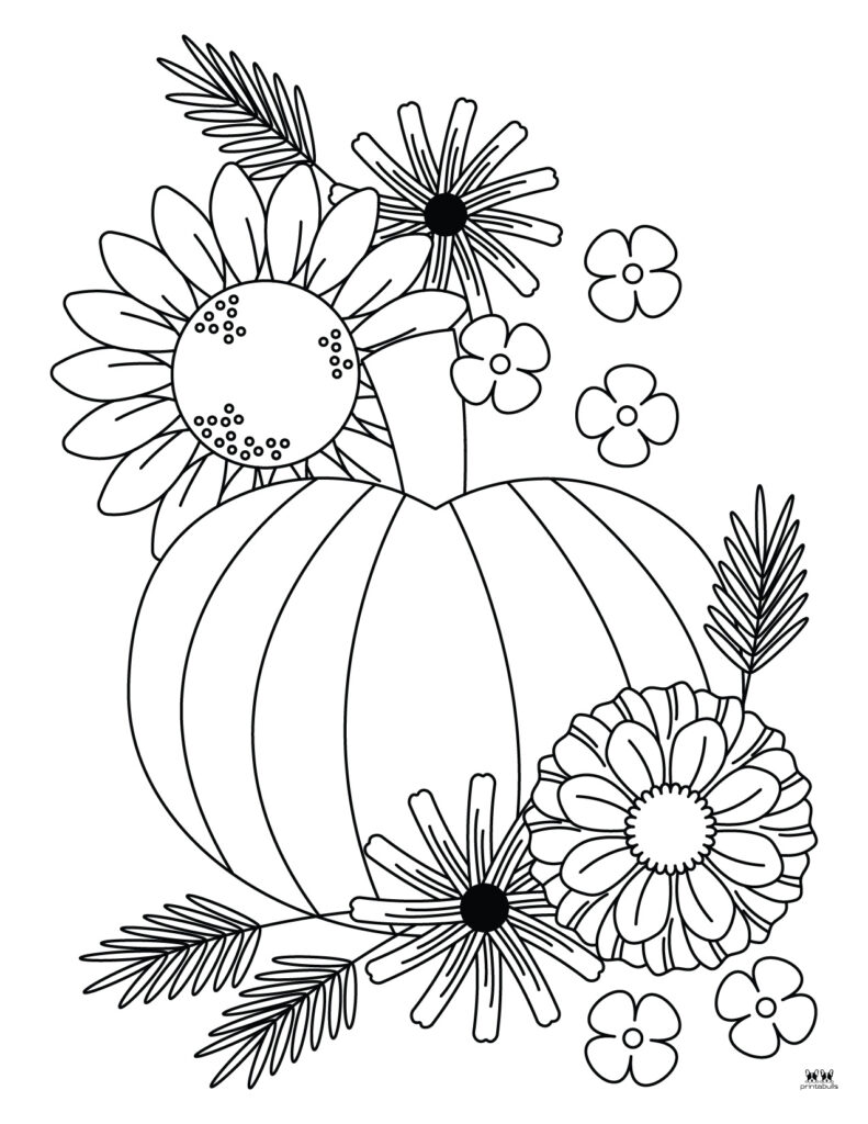 Flower Coloring Pages - 50 FREE ...