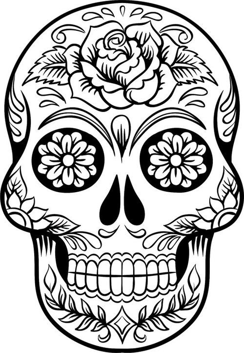 Sugar Skull Coloring Pages - Best ...