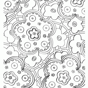 Mosaic S - Coloring Pages for Kids and for Adults