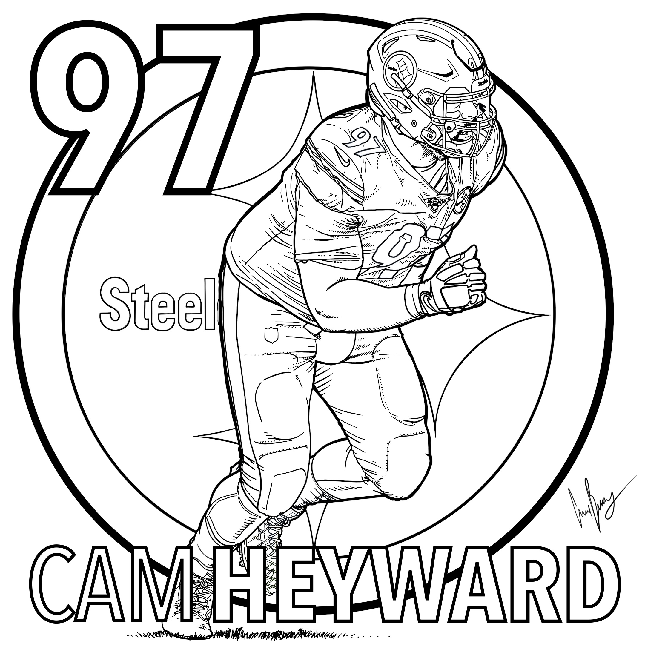 Pittsburgh Steelers Coloring Pages | Pittsburgh Steelers - Steelers.com