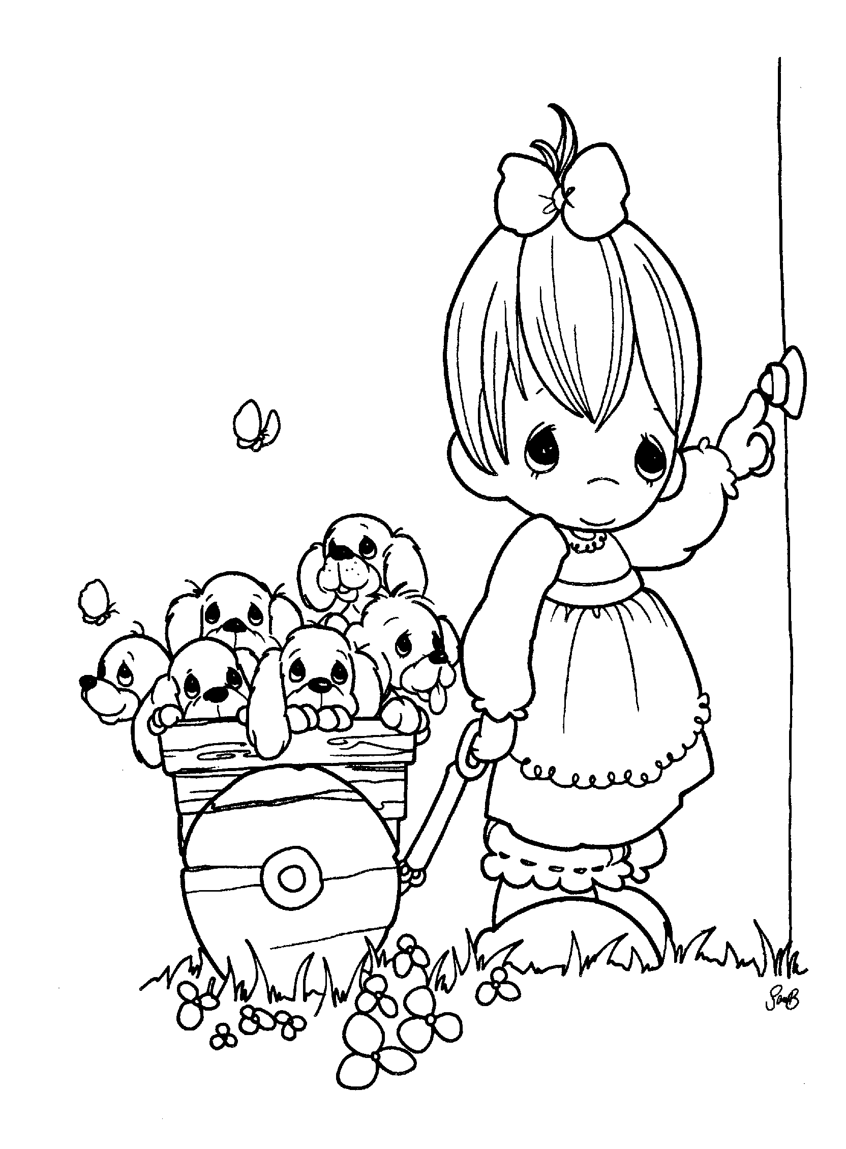 Precious Moments Coloring Pages