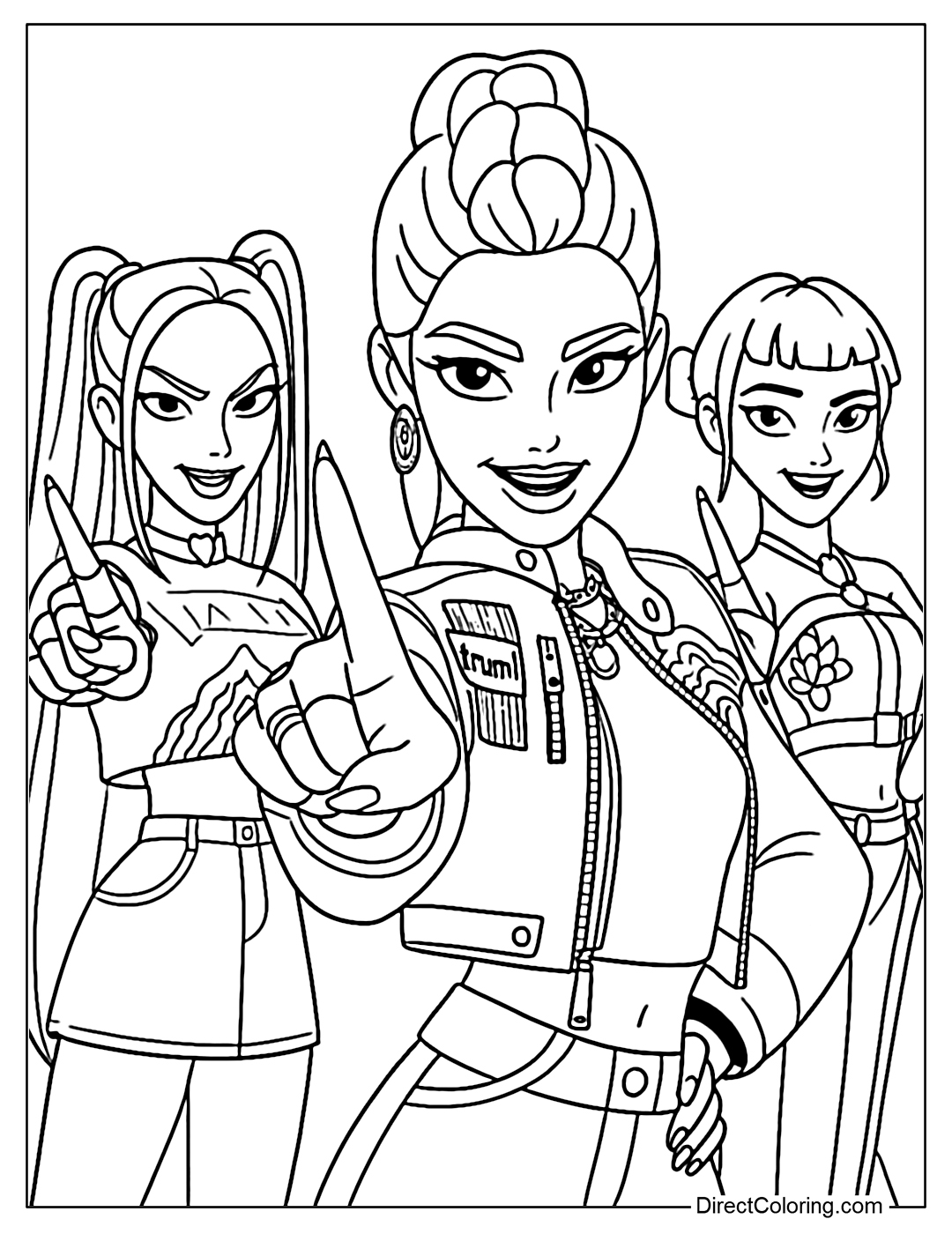 Direct Coloring on X: 