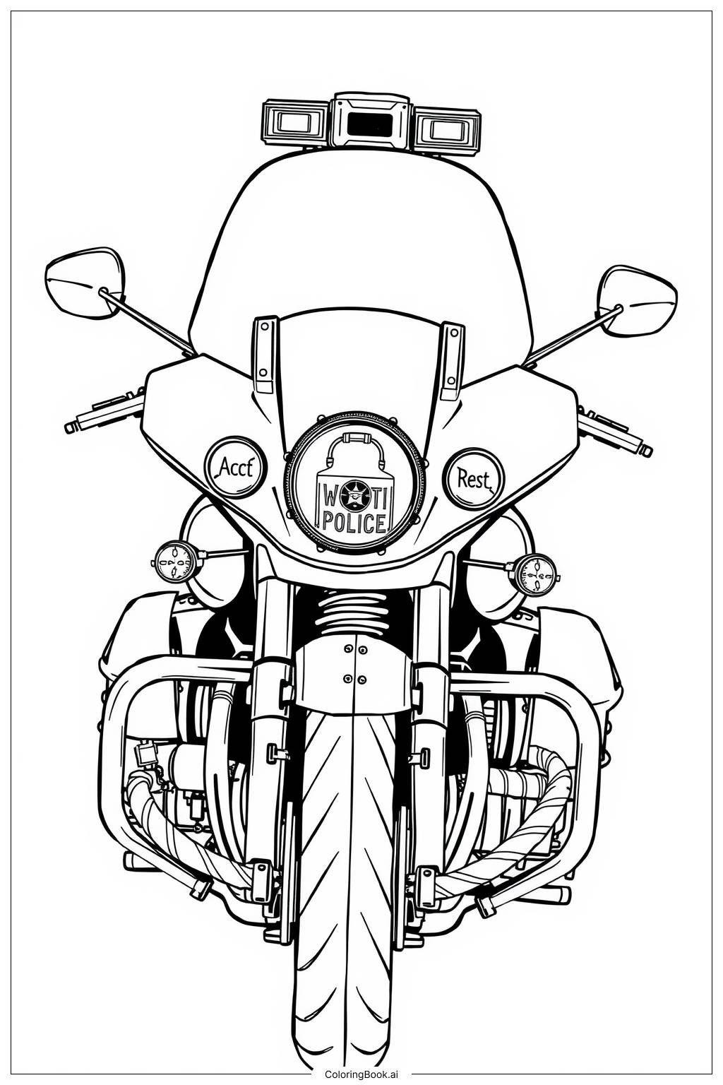 54 motorcycle Coloring Pages (Free PDF & PNG Printables)