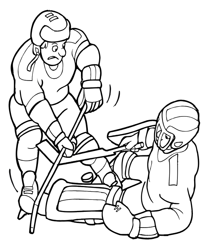 Game Players Coloring Page | Kids Coloring Page