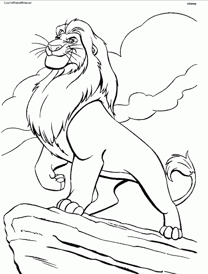 The Lion King Coloring Pages 616 | Free Printable Coloring Pages