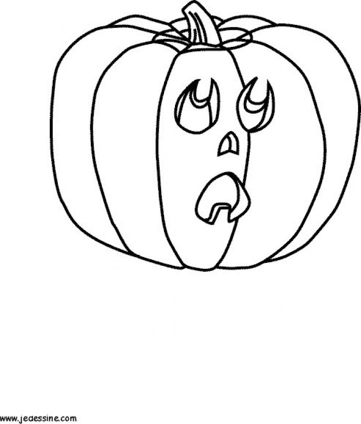 Cute Jack O Lantern Coloring Pages Images & Pictures - Becuo
