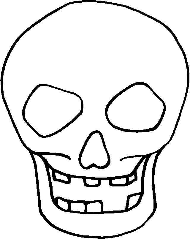 ArtyNess Printables: Skull Stencil