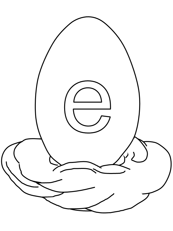 Free Alphabet E Coloring Pages | Coloring Pages