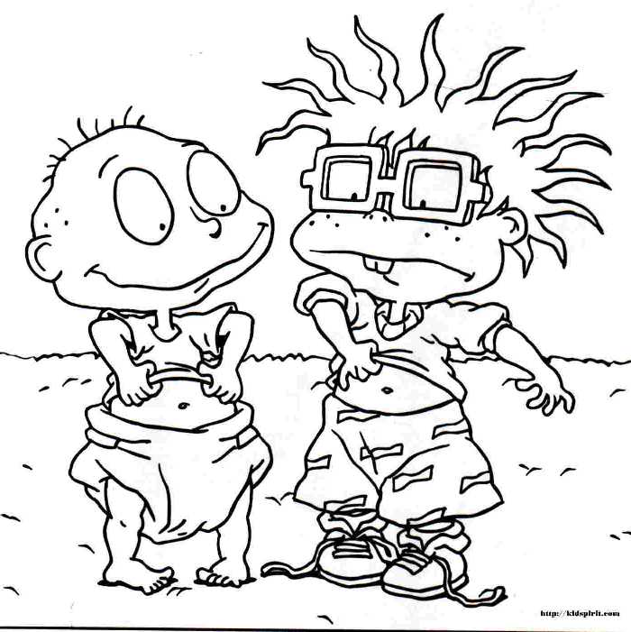 Pages More Rugrats Coloring Pages Everything Rugrats And All Grown 
