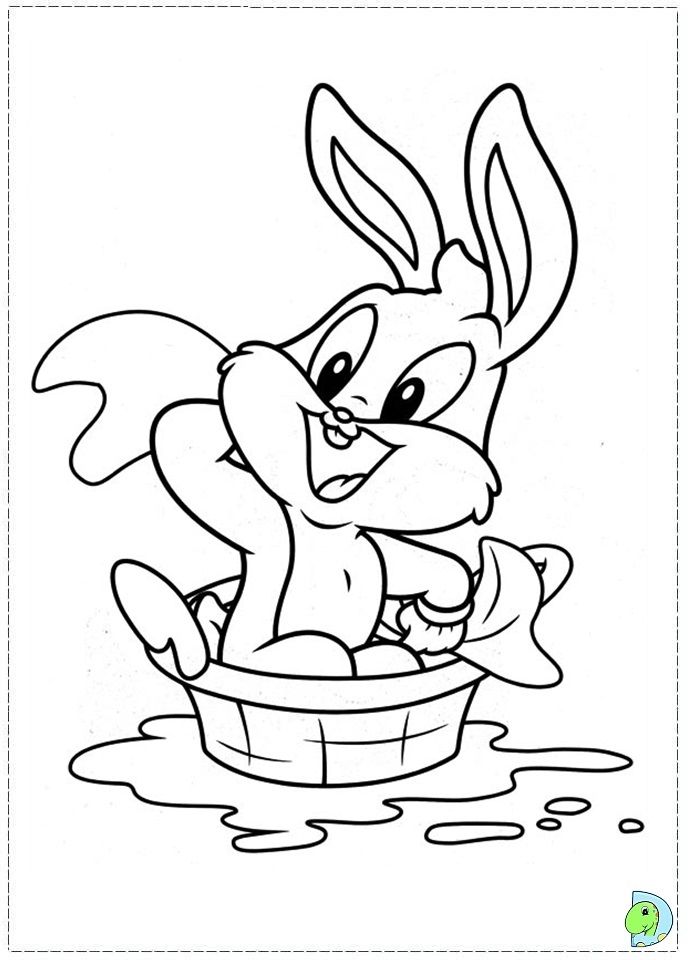Baby Taz Looney Tunes Coloring Pages | Cooloring.com