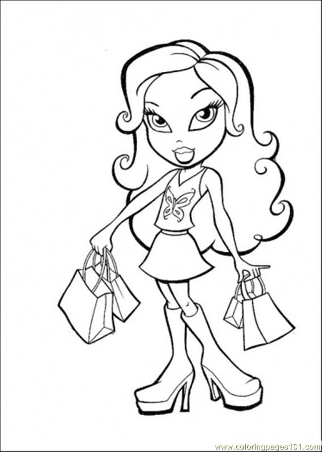 Coloring Pages Bratz 14 (Cartoons > Others) - free printable 