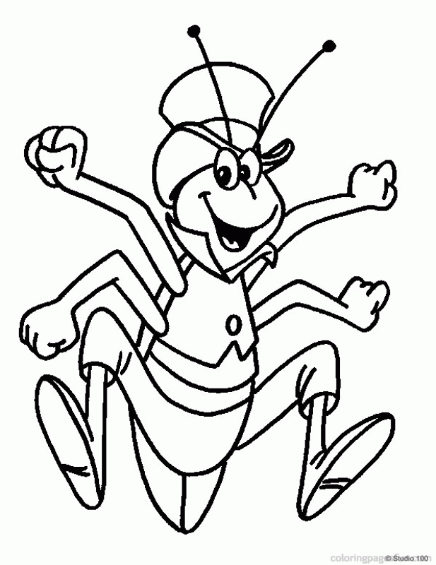 Maya The Bee Coloring Pages 12 | Free Printable Coloring Pages 