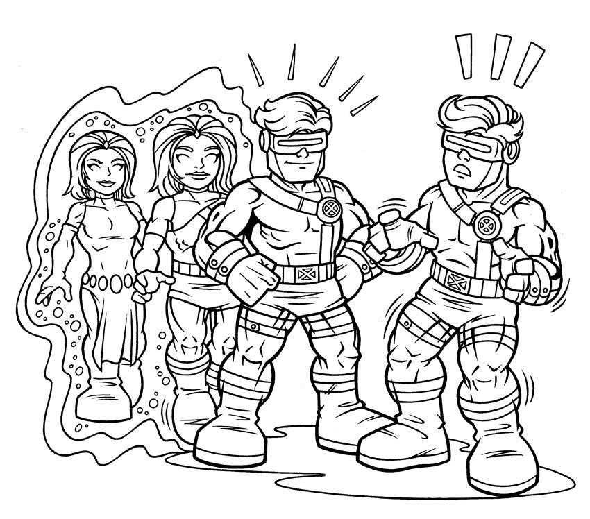 super hero squad color Colouring Pages (page 2 Super Hero Squad 