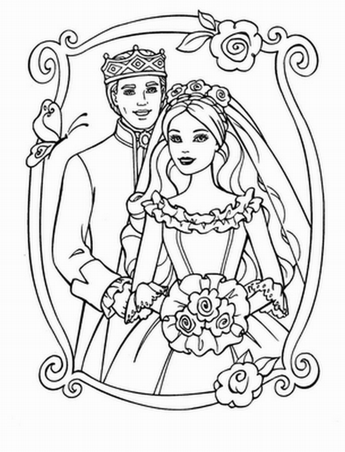 Wedding Coloring Pages Free Printable Download | Coloring Pages Hub