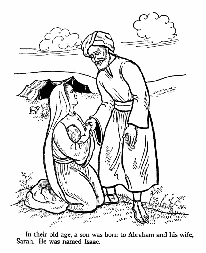 Bible Printables - Old Testament Bible Coloring Pages - Adam and Eve 1